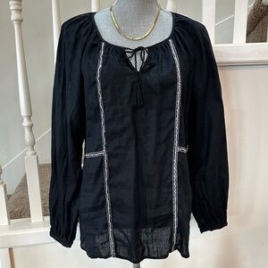 St Tropez linen blouse